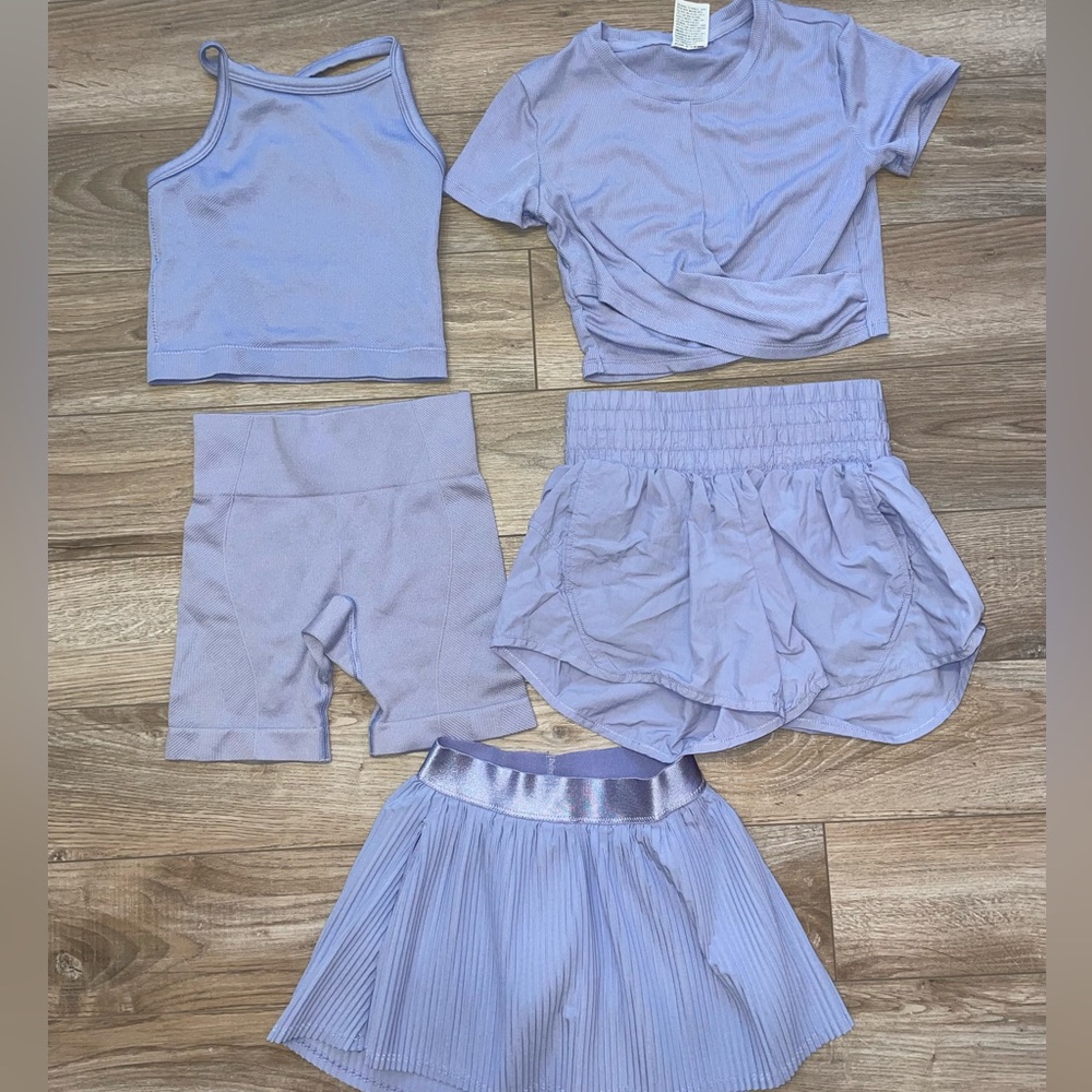 Active Kids Set in Lavender